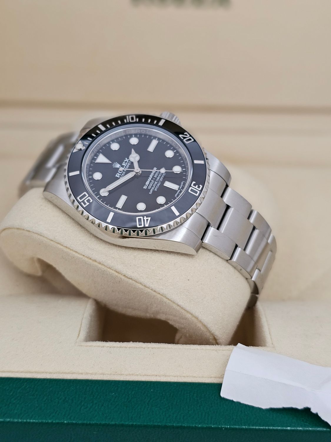 Rolex Submariner Watch 114060, 2018 Box &amp; Papers, Superb Condition