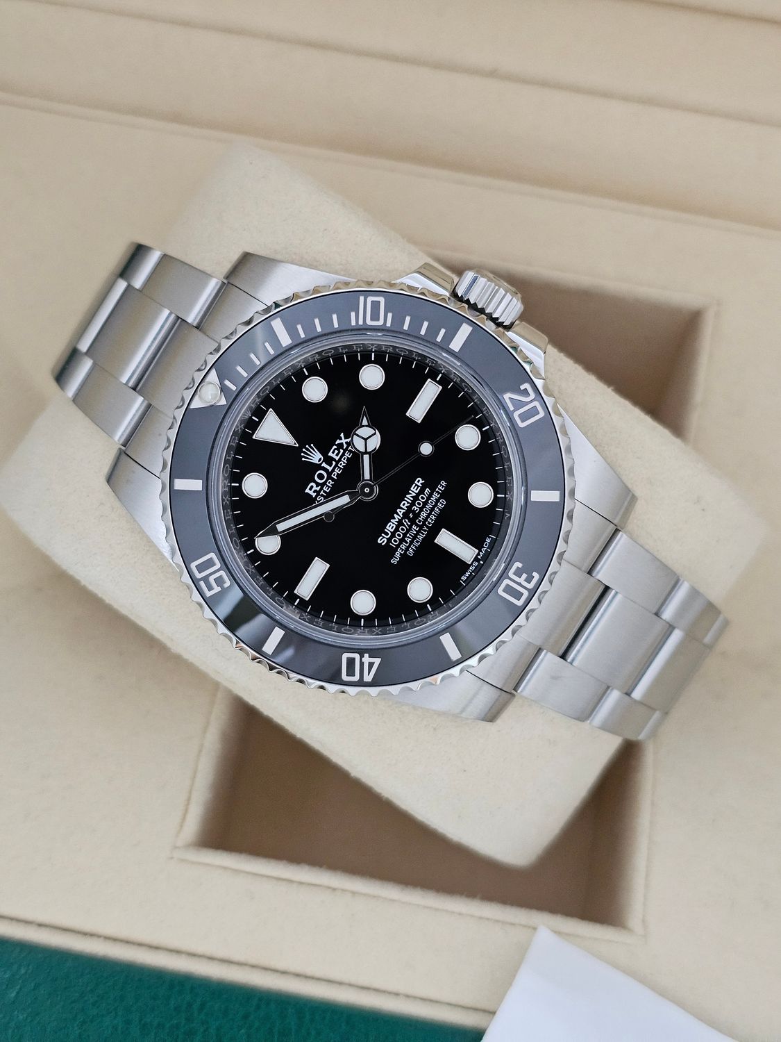 Rolex Submariner Watch 114060, 2018 Box &amp; Papers, Superb Condition