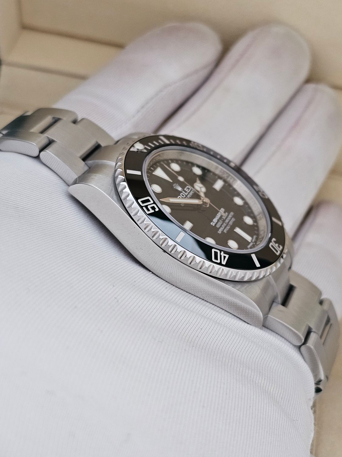 Rolex Submariner Watch 114060, 2018 Box &amp; Papers, Superb Condition