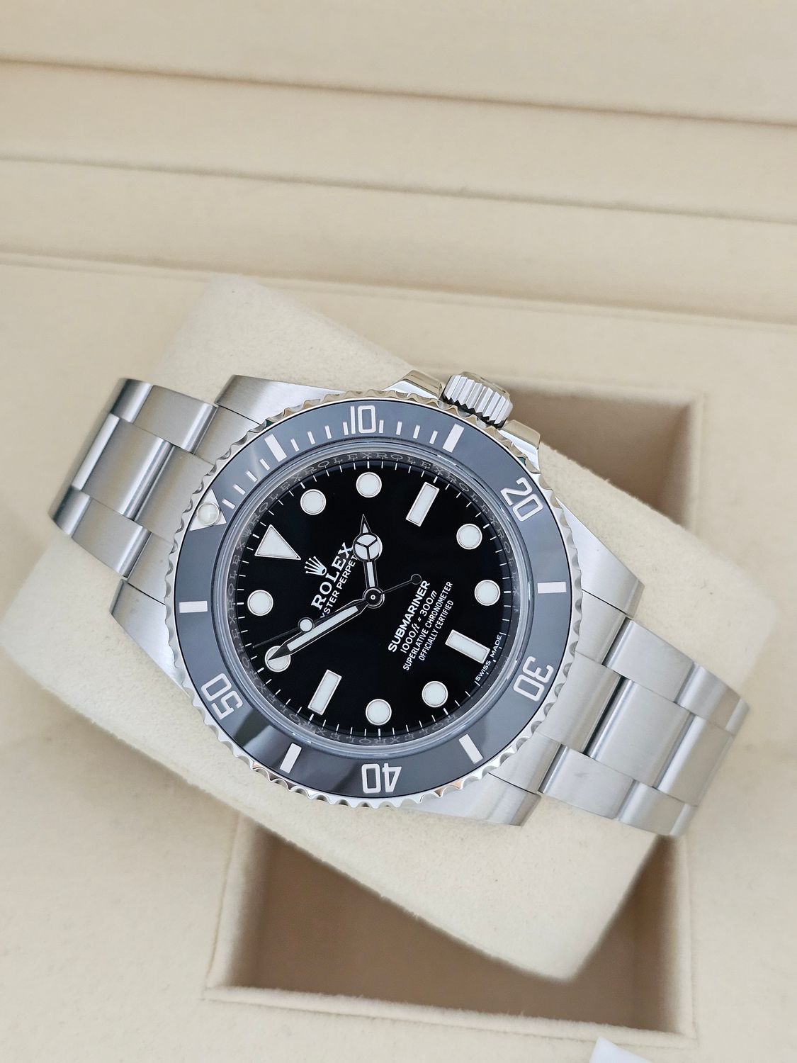 Rolex Submariner Watch 114060, 2018 Box &amp; Papers, Superb Condition