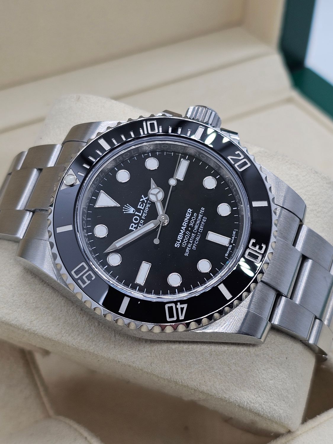 Rolex Submariner Watch 114060, 2018 Box &amp; Papers, Superb Condition