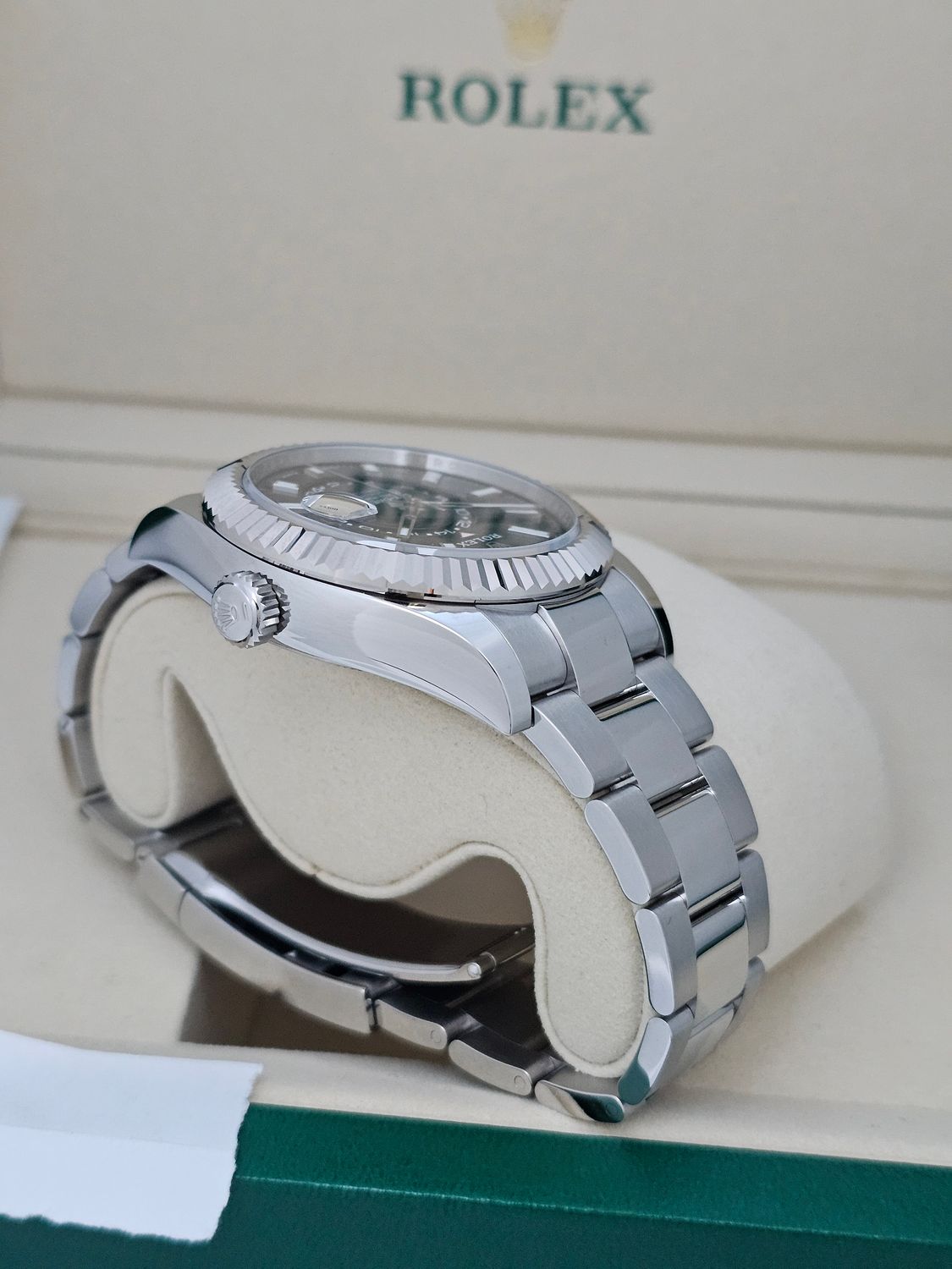 Rolex Skydweller Black Dial Oyster Watch 336934, 2025 Full Set New/Unworn