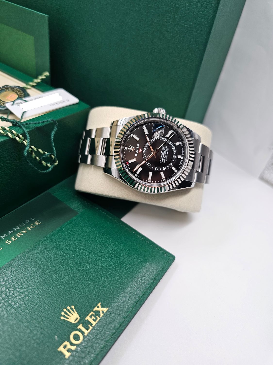 Rolex Skydweller Black Dial Oyster Watch 336934, 2025 Full Set New/Unworn