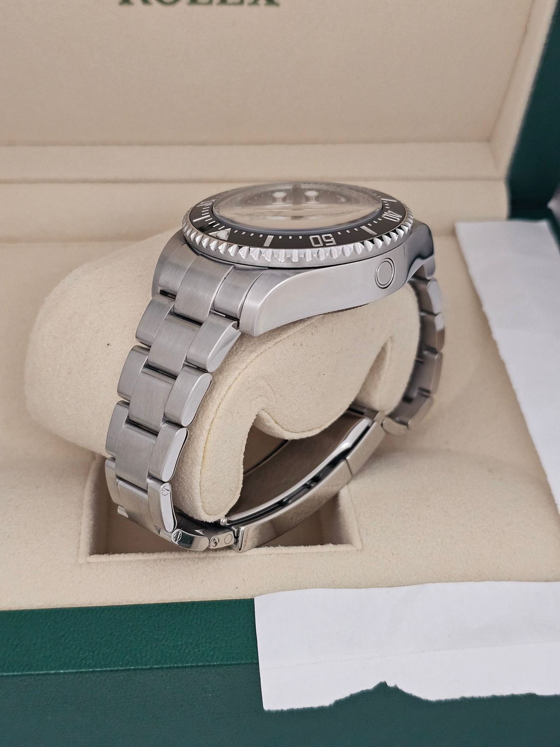 Rolex SeaDweller Black Blue Men&#39;s Watch, 116660 James Cameron 2016 Box &amp; Papers