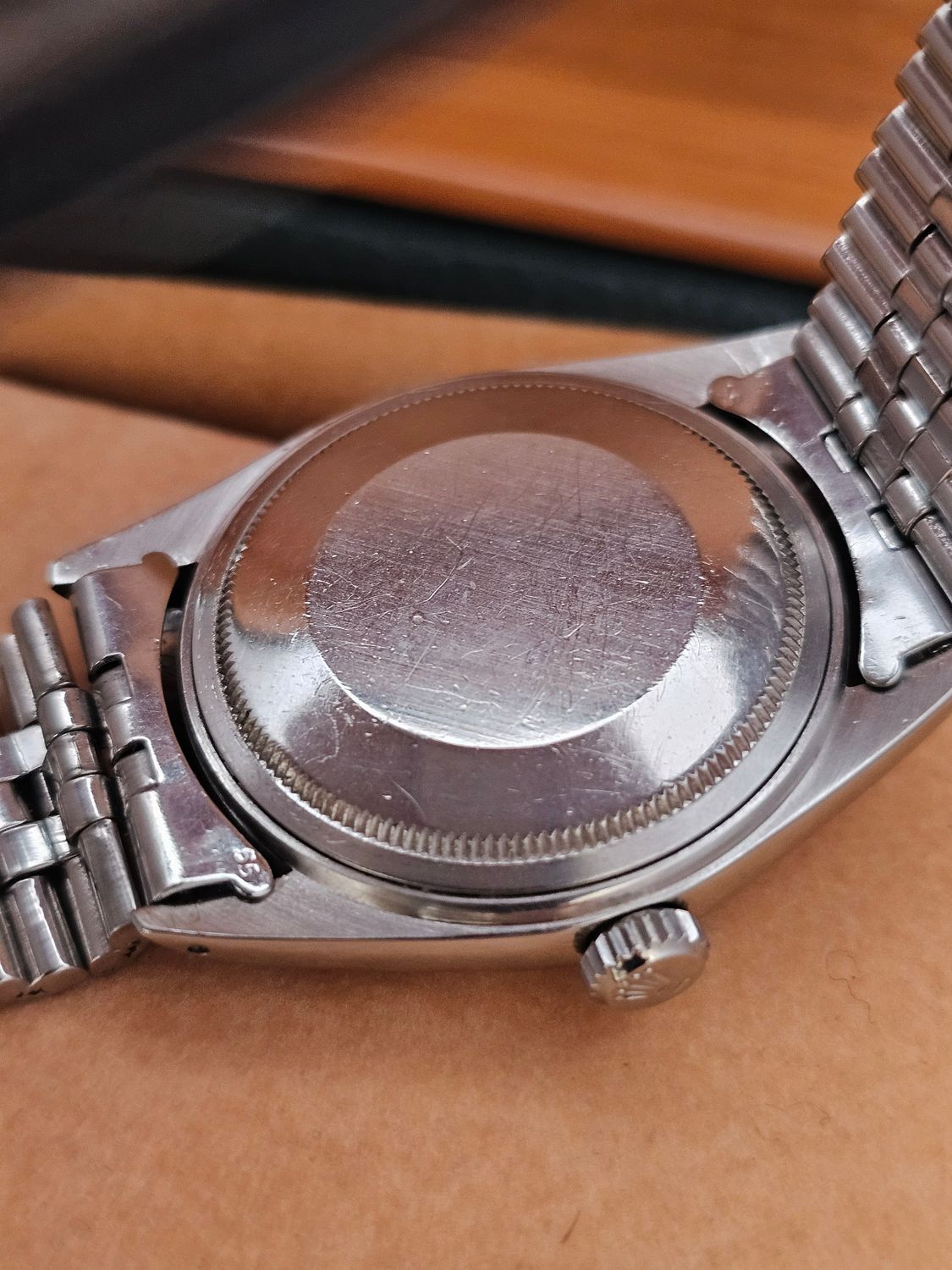 Rolex Datejust Rare White Matt Dial Watch, 1601 Circa 1979 36mm Superb Condition