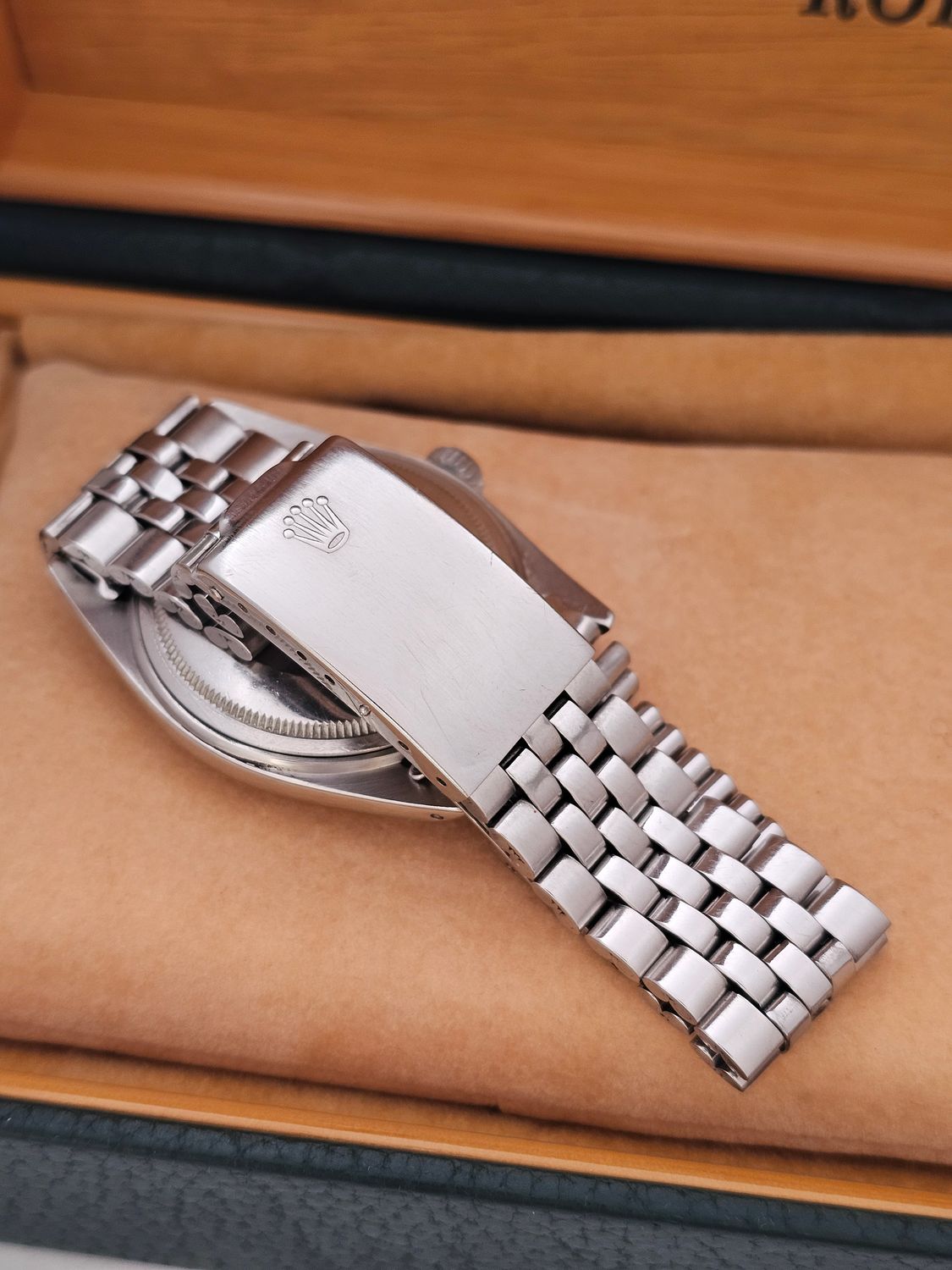 Rolex Datejust Rare White Matt Dial Watch, 1601 Circa 1979 36mm Superb Condition