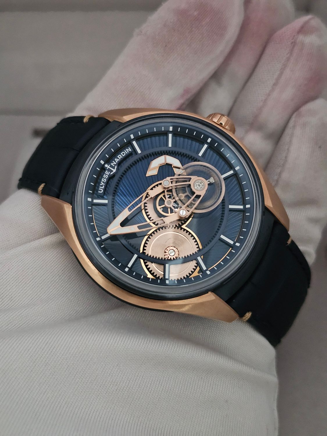 Ulysse Nardin Freak X Gold Enamel 2305-270LE-3AE-BLUE/1A, 88/120 Limited Edition