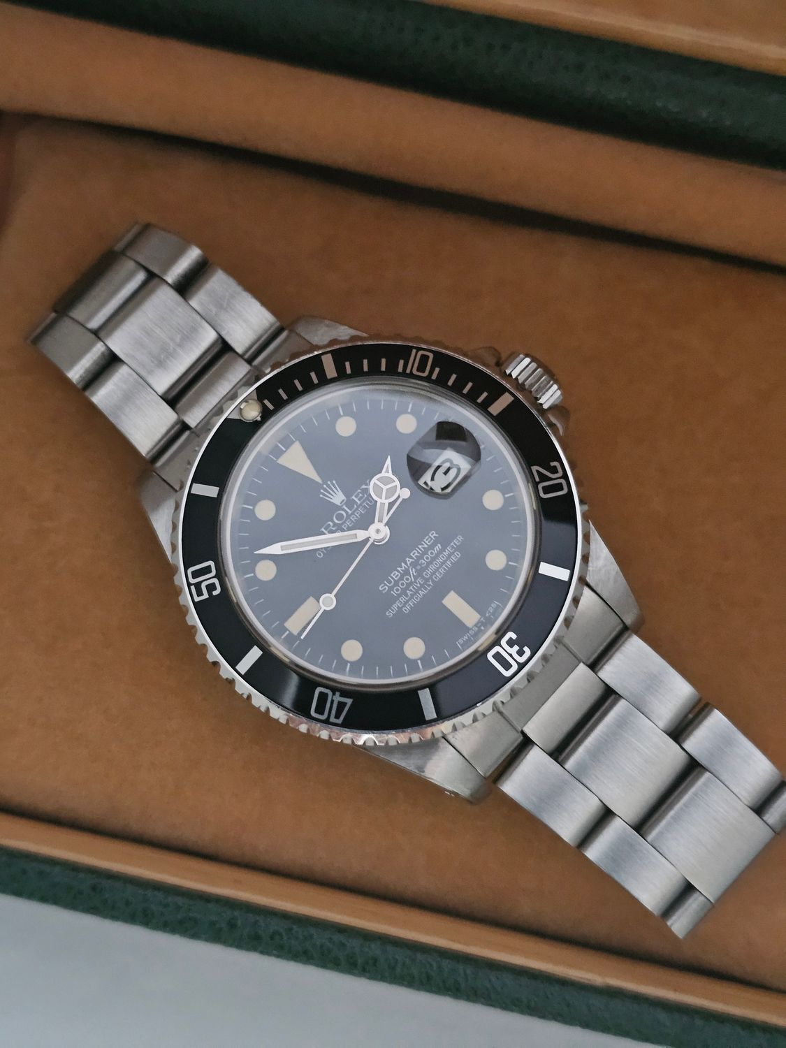 Rolex Submariner Date Ref 16800, 40mm Early Matt Dial, 1983 B&amp;P Super Condition