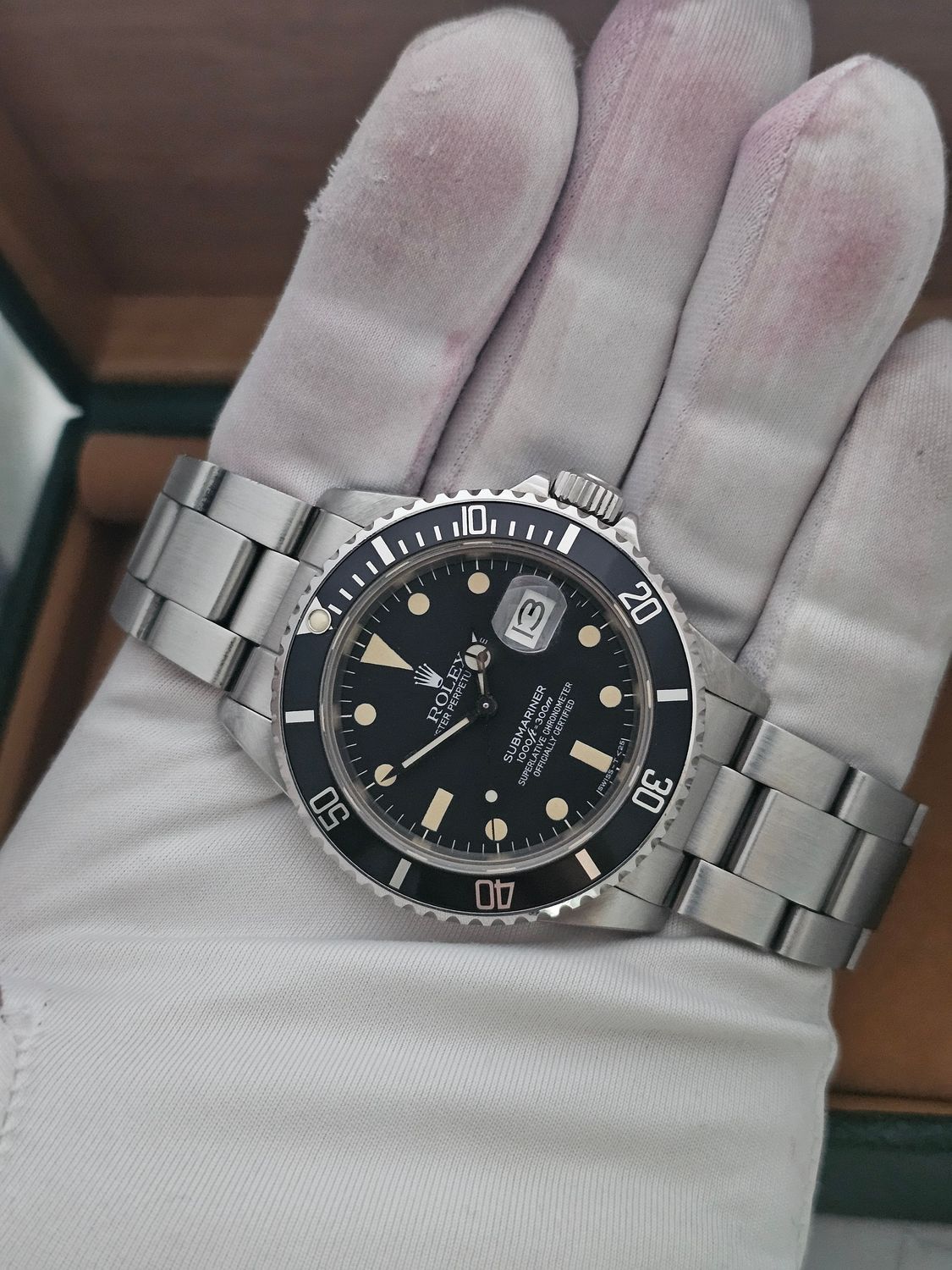 Rolex Submariner Date Ref 16800, 40mm Early Matt Dial, 1983 B&amp;P Super Condition