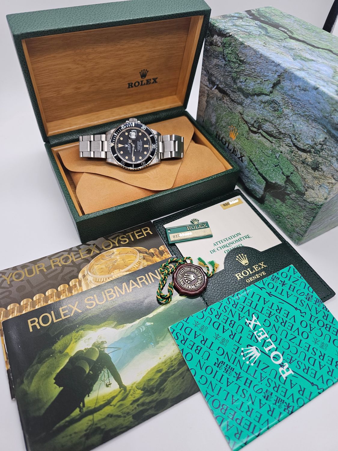 Rolex Submariner Date Ref 16800, 40mm Early Matt Dial, 1983 B&amp;P Super Condition
