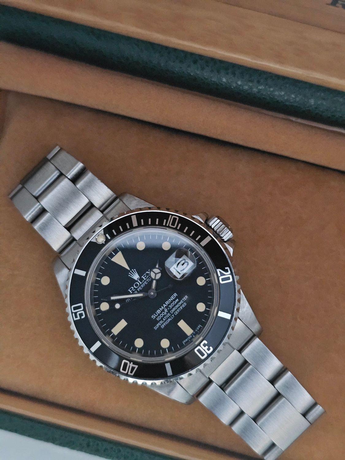 Rolex Submariner Date Ref 16800, 40mm Early Matt Dial, 1983 B&amp;P Super Condition
