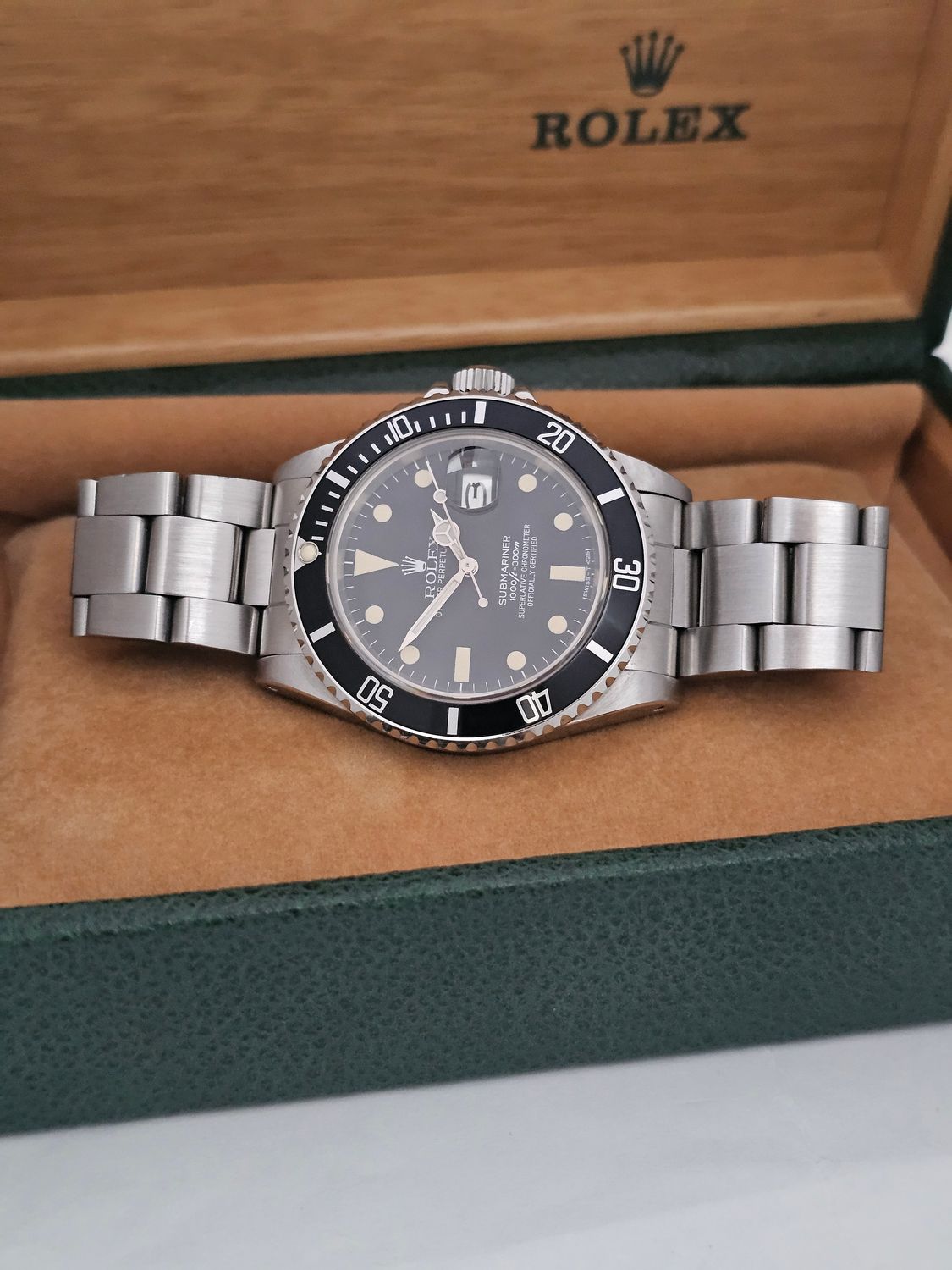 Rolex Submariner Date Ref 16800, 40mm Early Matt Dial, 1983 B&amp;P Super Condition