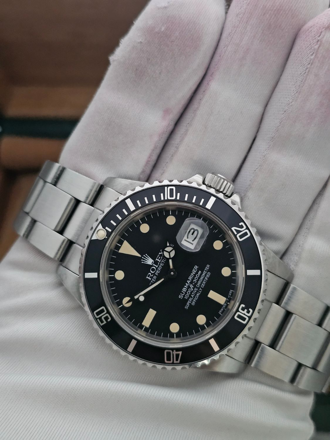 Rolex Submariner Date Ref 16800, 40mm Early Matt Dial, 1983 B&amp;P Super Condition