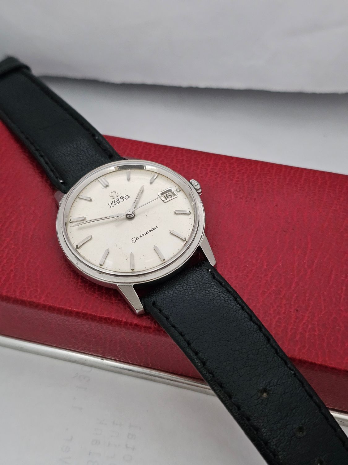 OMEGA Seamaster Silver Dial Automatic Watch - Ref 166.002