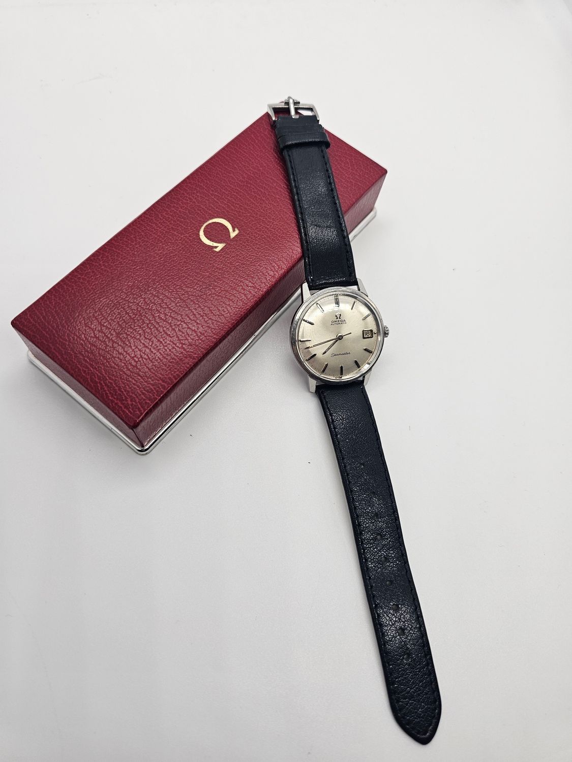 OMEGA Seamaster Silver Dial Automatic Watch - Ref 166.002