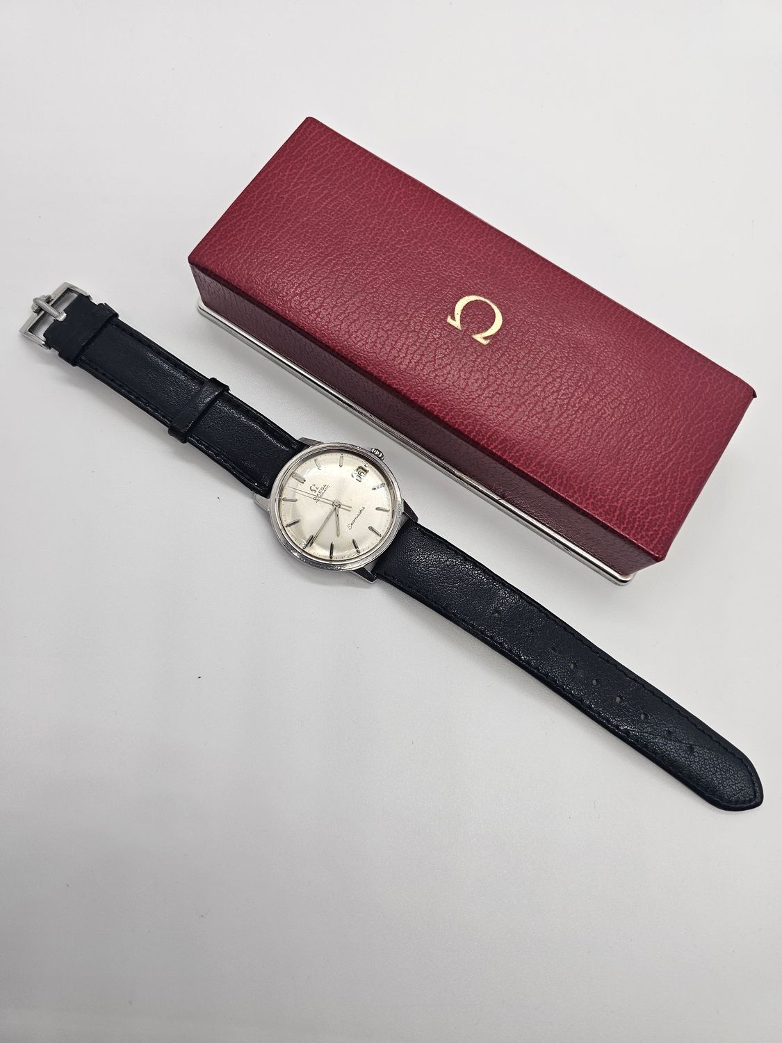 OMEGA Seamaster Silver Dial Automatic Watch - Ref 166.002