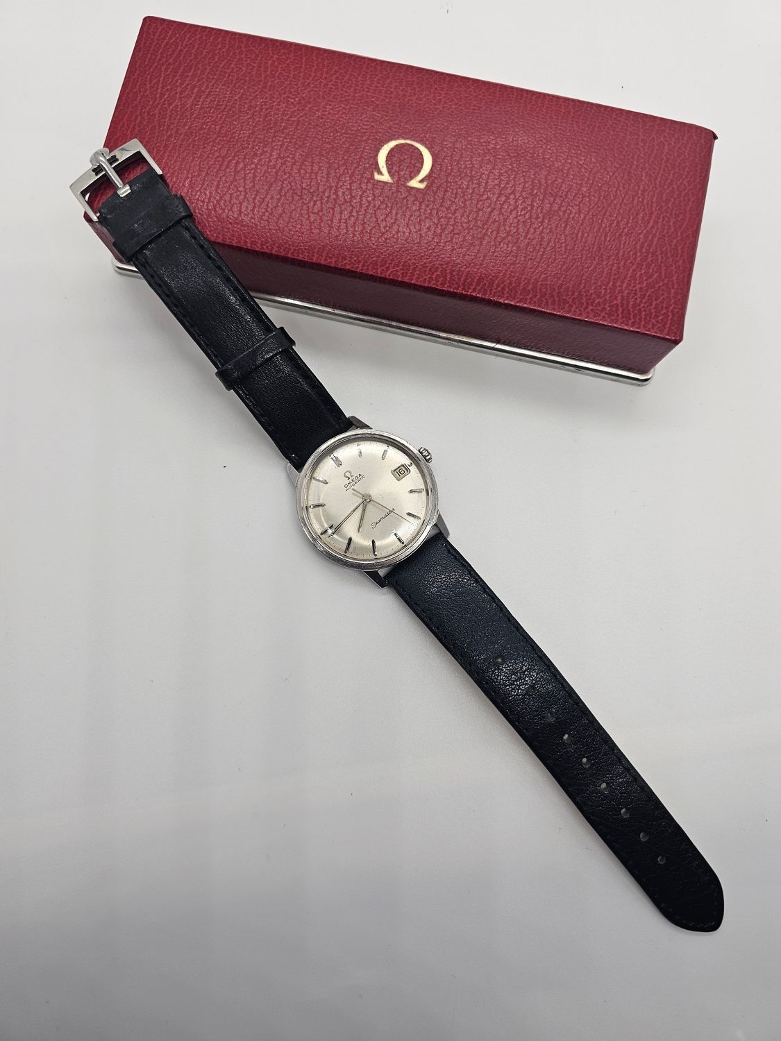 OMEGA Seamaster Silver Dial Automatic Watch - Ref 166.002