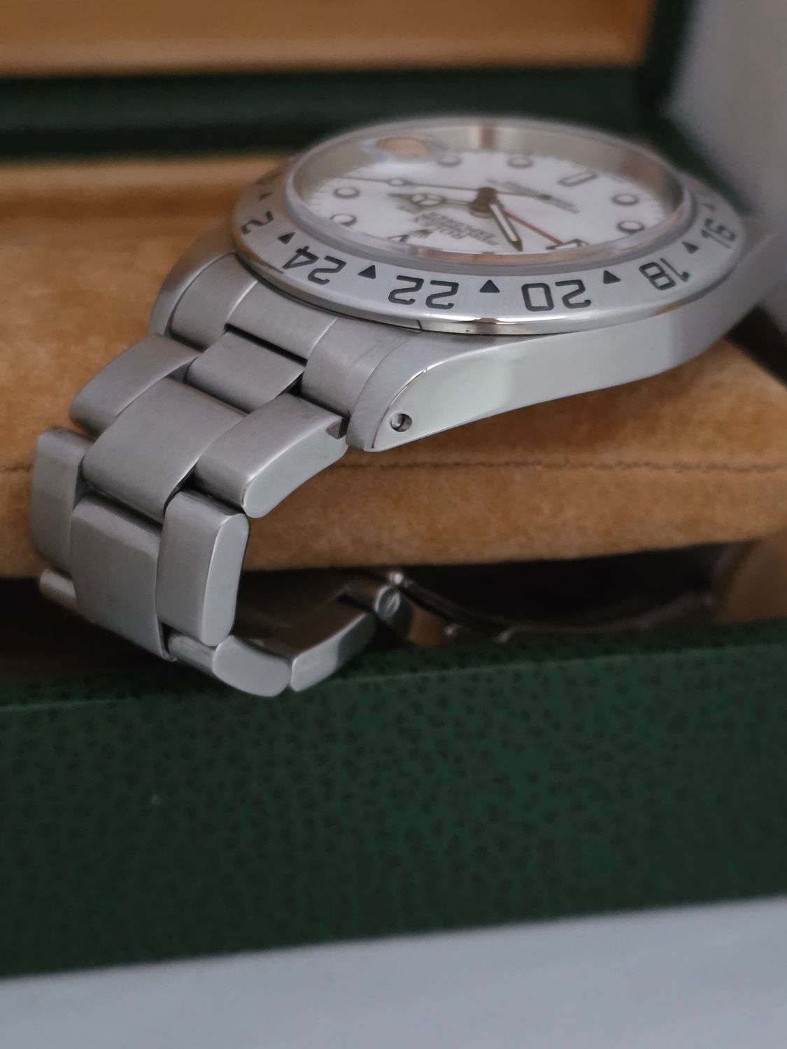 Rolex Explorer II Watch Ref 16570 Polar Dial, Tritium Dial