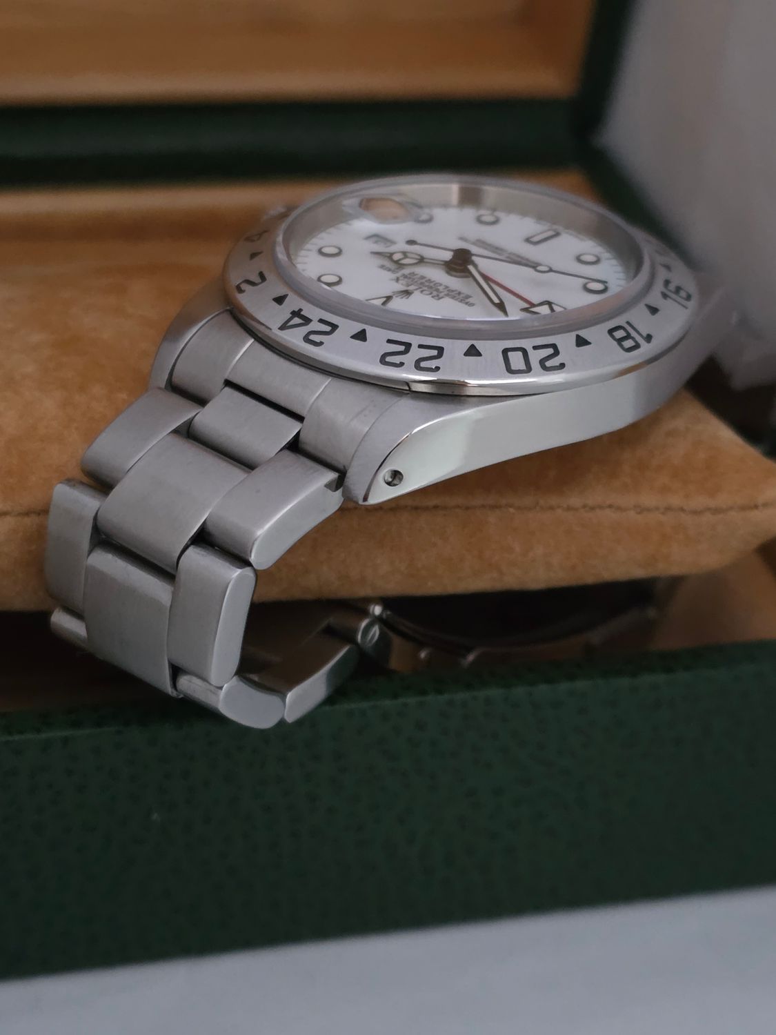 Rolex Explorer II Watch Ref 16570 Polar Dial, Tritium Dial