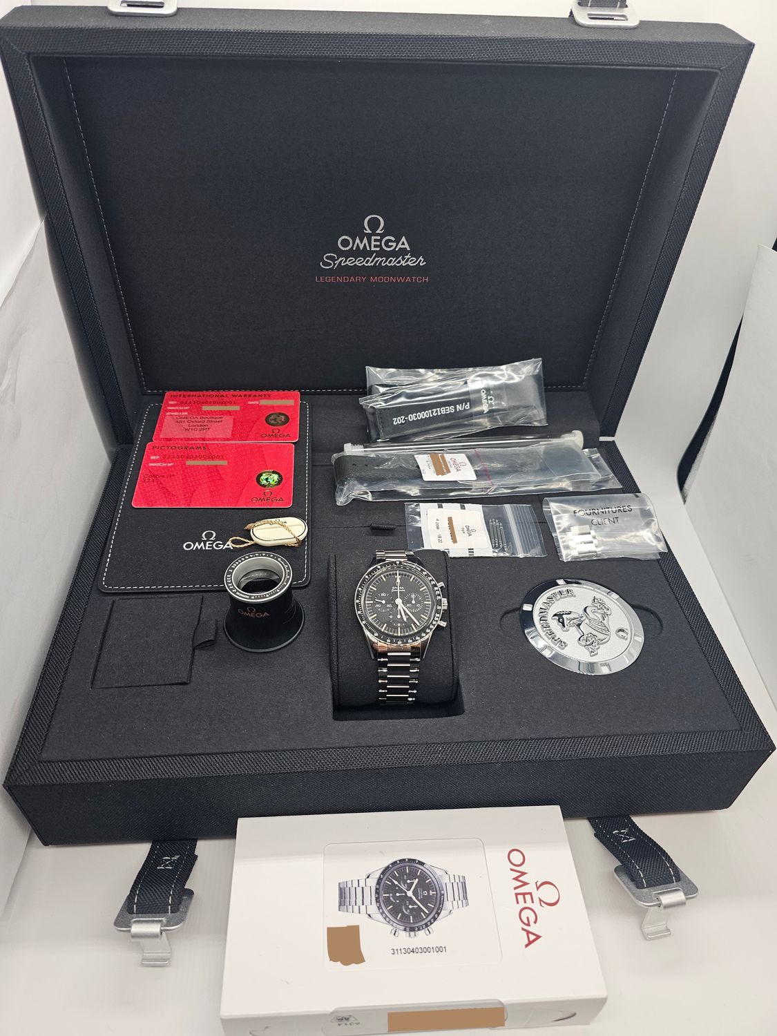 Omega Speedmaster 321 Ed White, 311.30.40.30.01.001, 2024 Full Set inc Receipt