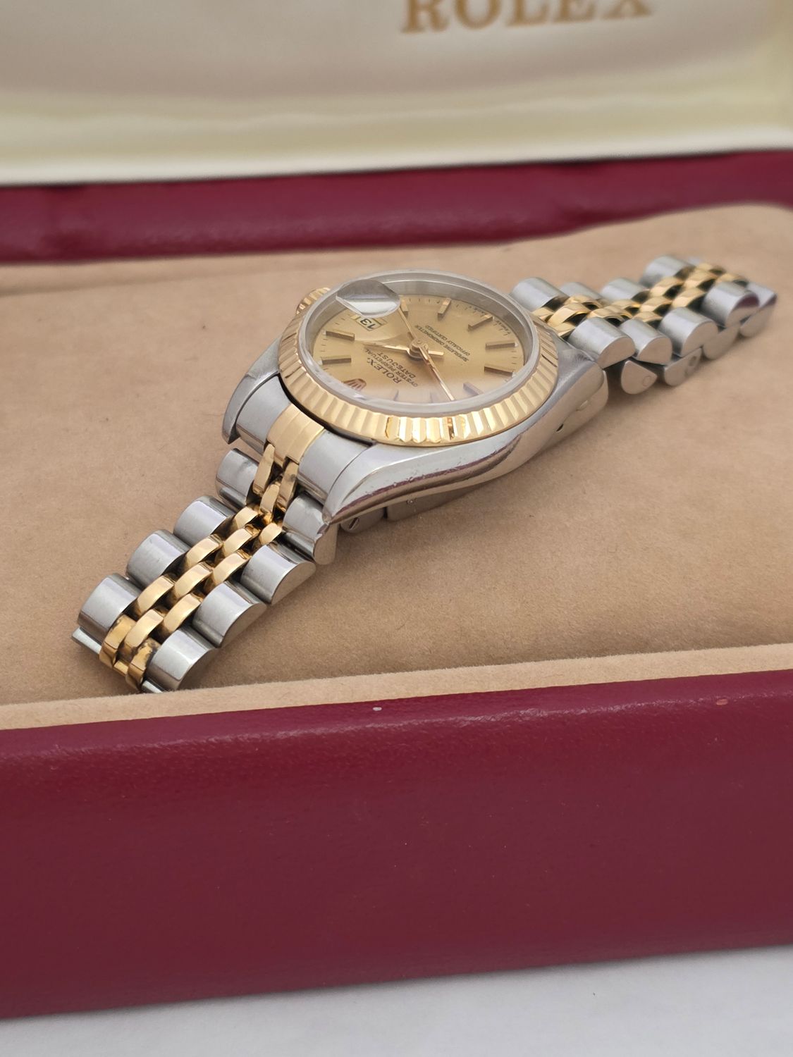 Ladies Rolex Datejust 69173 Stainless Steel &amp; Yellow Gold Circa 1995