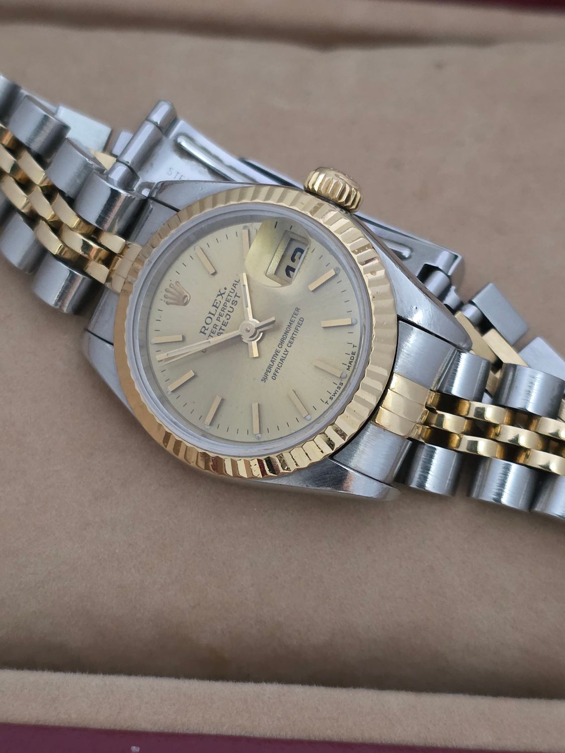 Ladies Rolex Datejust 69173 Stainless Steel &amp; Yellow Gold Circa 1995