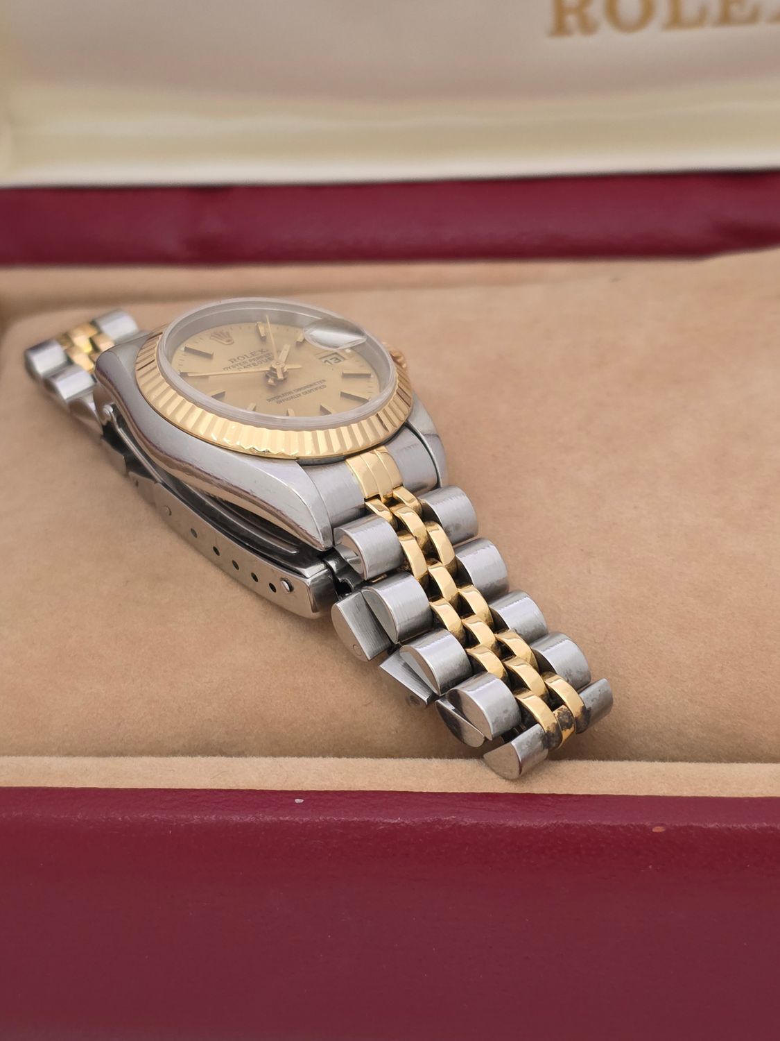 Ladies Rolex Datejust 69173 Stainless Steel &amp; Yellow Gold Circa 1995