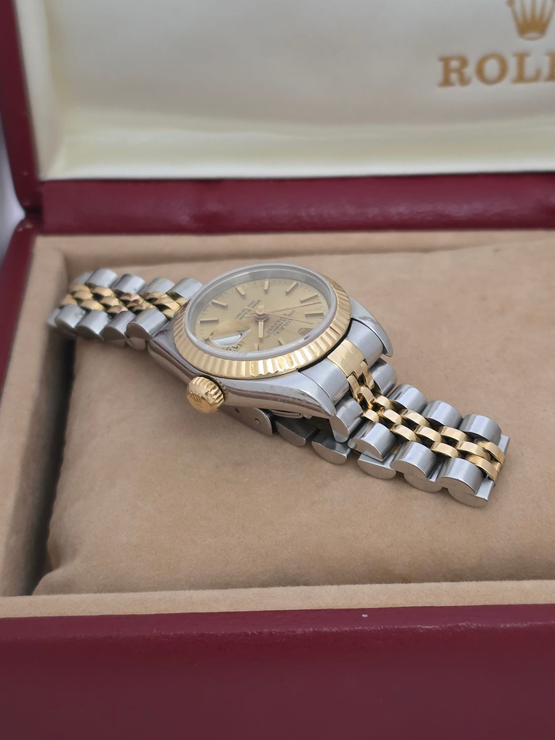 Ladies Rolex Datejust 69173 Stainless Steel &amp; Yellow Gold Circa 1995