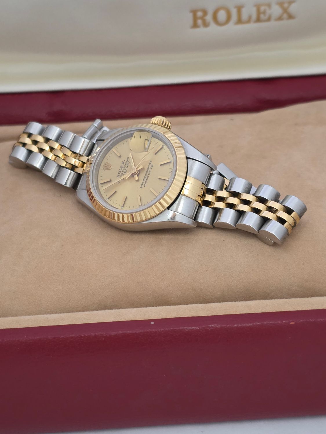 Ladies Rolex Datejust 69173 Stainless Steel &amp; Yellow Gold Circa 1995