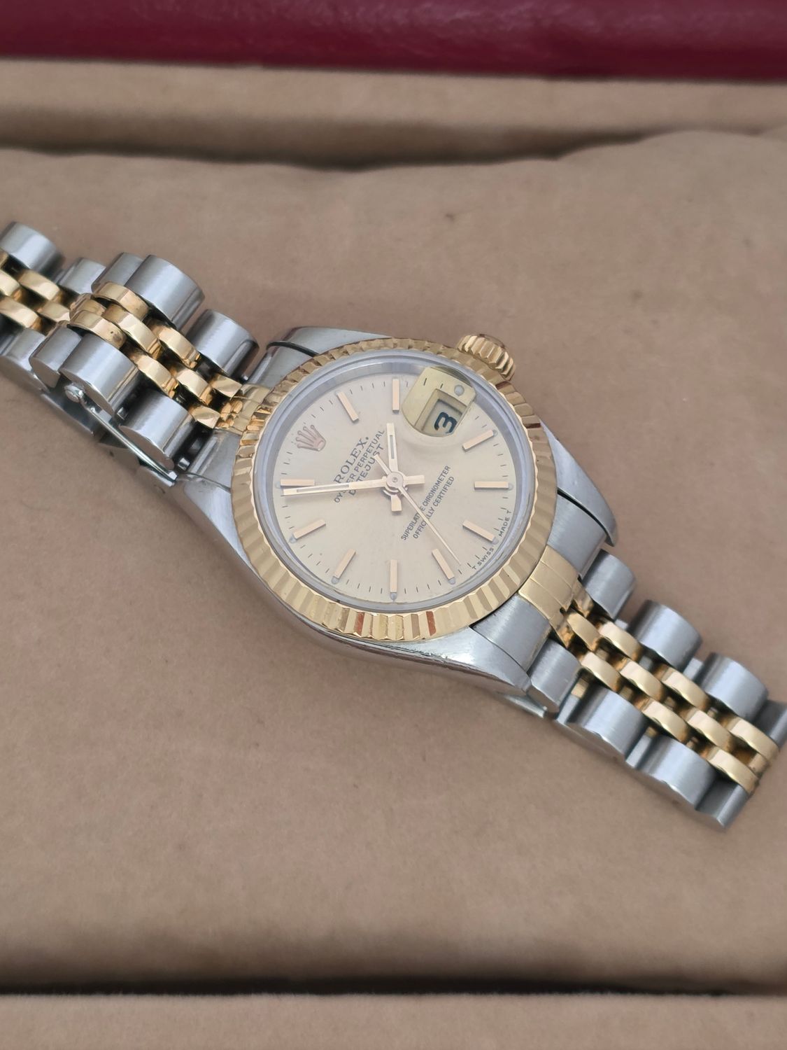 Ladies Rolex Datejust 69173 Stainless Steel &amp; Yellow Gold Circa 1995