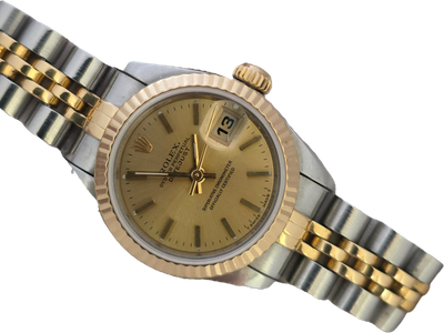 Ladies Rolex Datejust 69173 Stainless Steel &amp; Yellow Gold Circa 1995