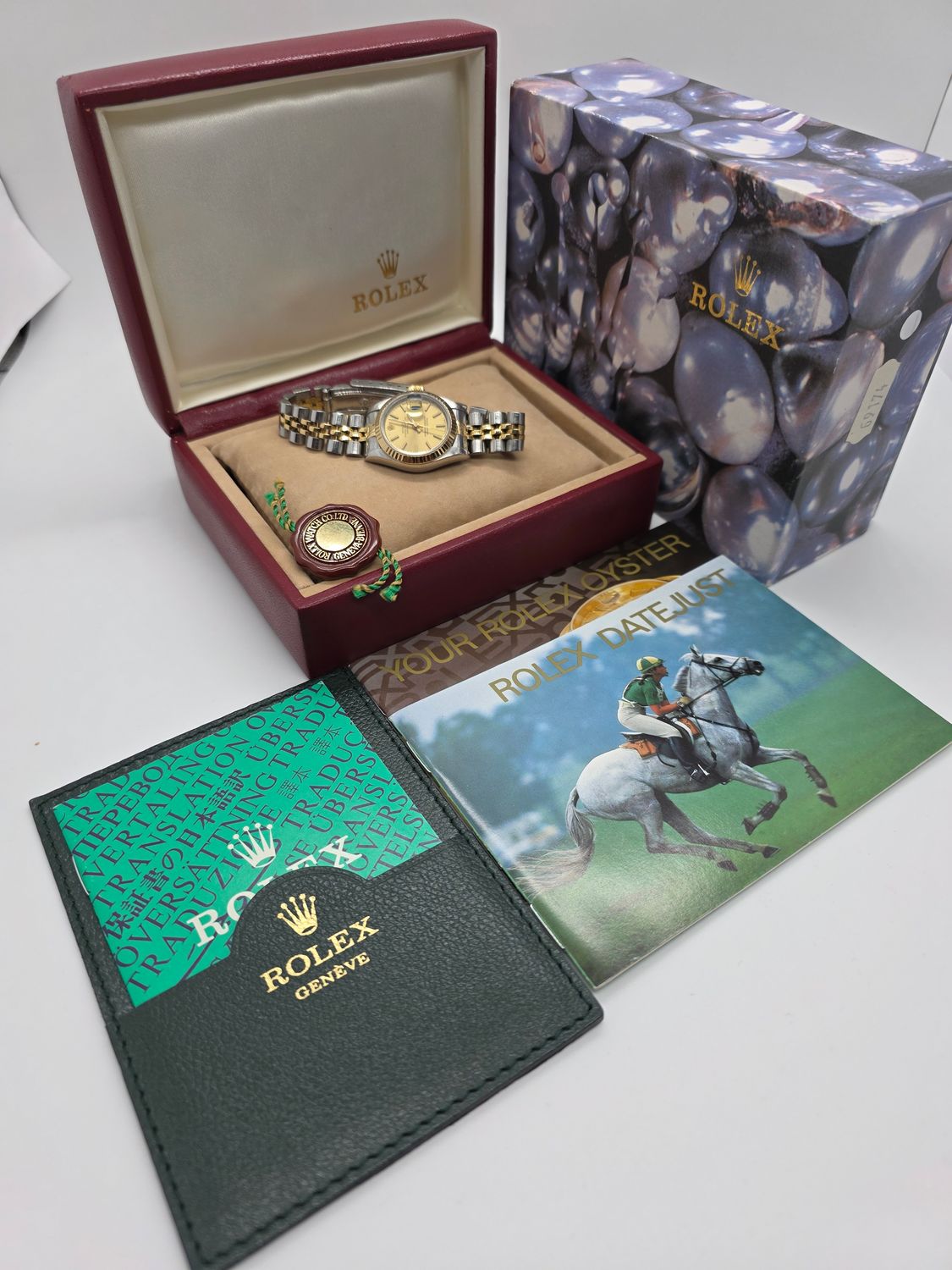 Ladies Rolex Datejust 69173 Stainless Steel &amp; Yellow Gold Circa 1995