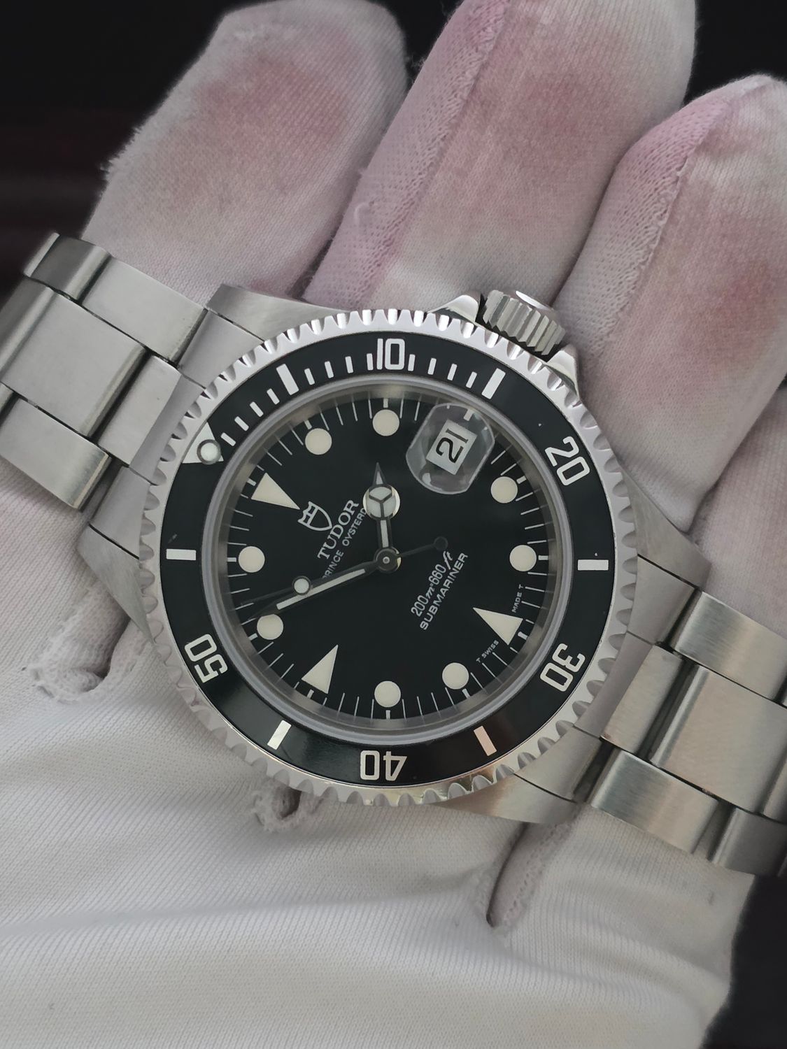TUDOR Submariner 79190 Watch - Box &amp; Papers Unpolished Condition