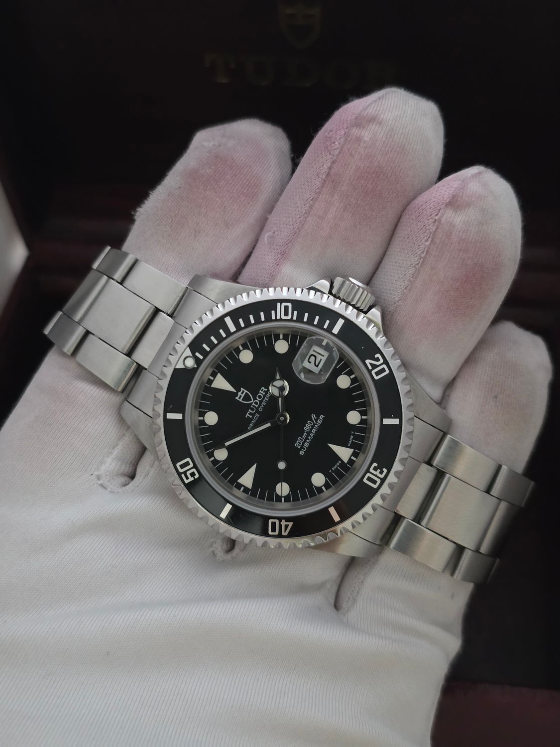 TUDOR Submariner 79190 Watch - Box &amp; Papers Unpolished Condition