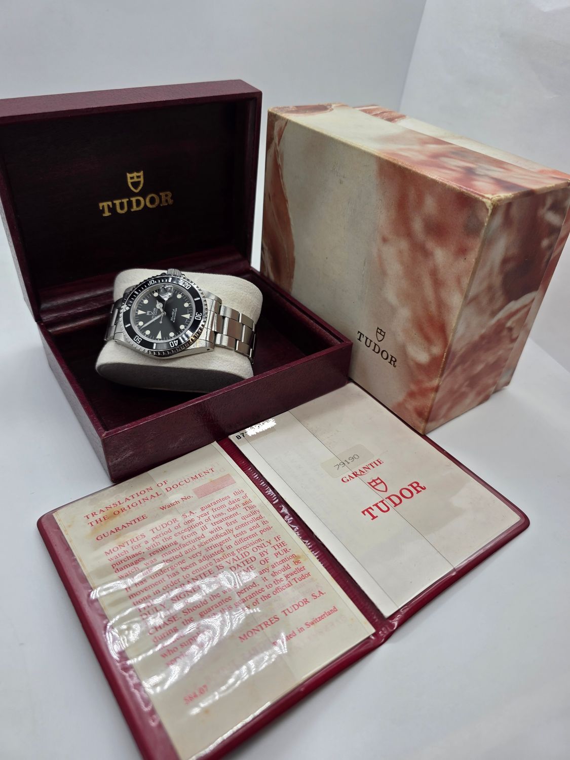 TUDOR Submariner 79190 Watch - Box &amp; Papers Unpolished Condition