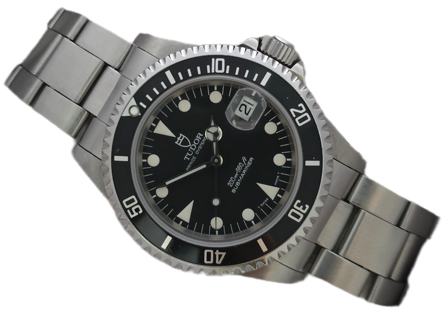 TUDOR Submariner 79190 Watch - Box &amp; Papers Unpolished Condition