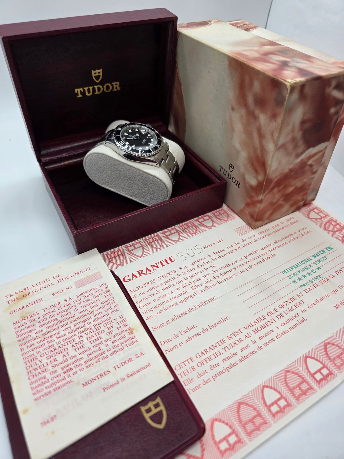 TUDOR Submariner 79190 Watch - Box &amp; Papers Unpolished Condition