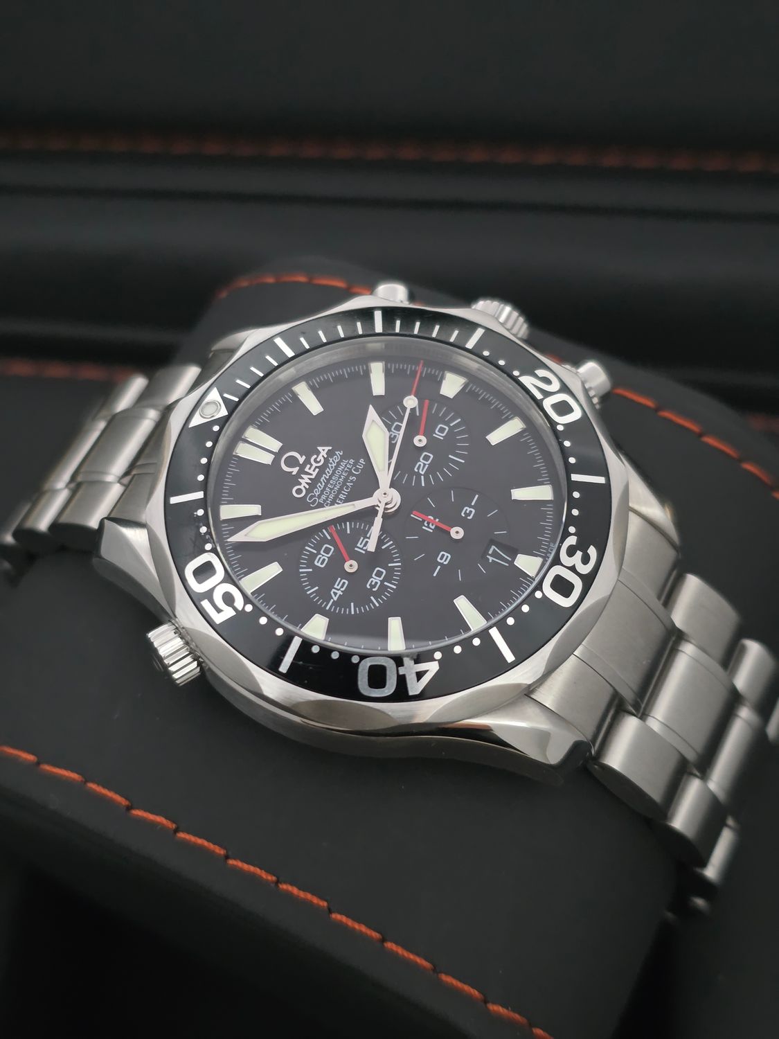 OMEGA Seamaster 300m Chronograph Black Watch - 2594.52.00 Americas Cup Edition