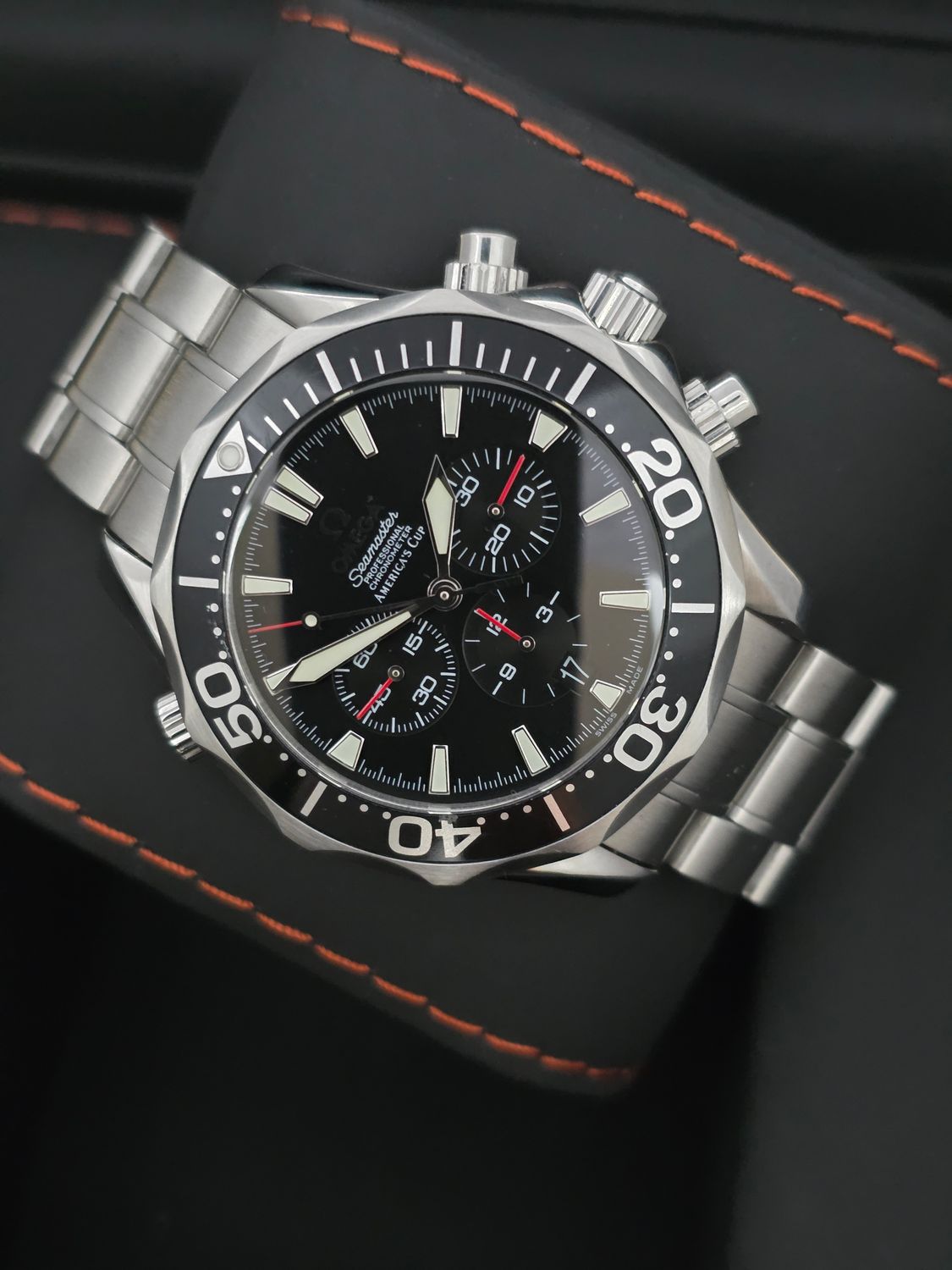 OMEGA Seamaster 300m Chronograph Black Watch - 2594.52.00 Americas Cup Edition