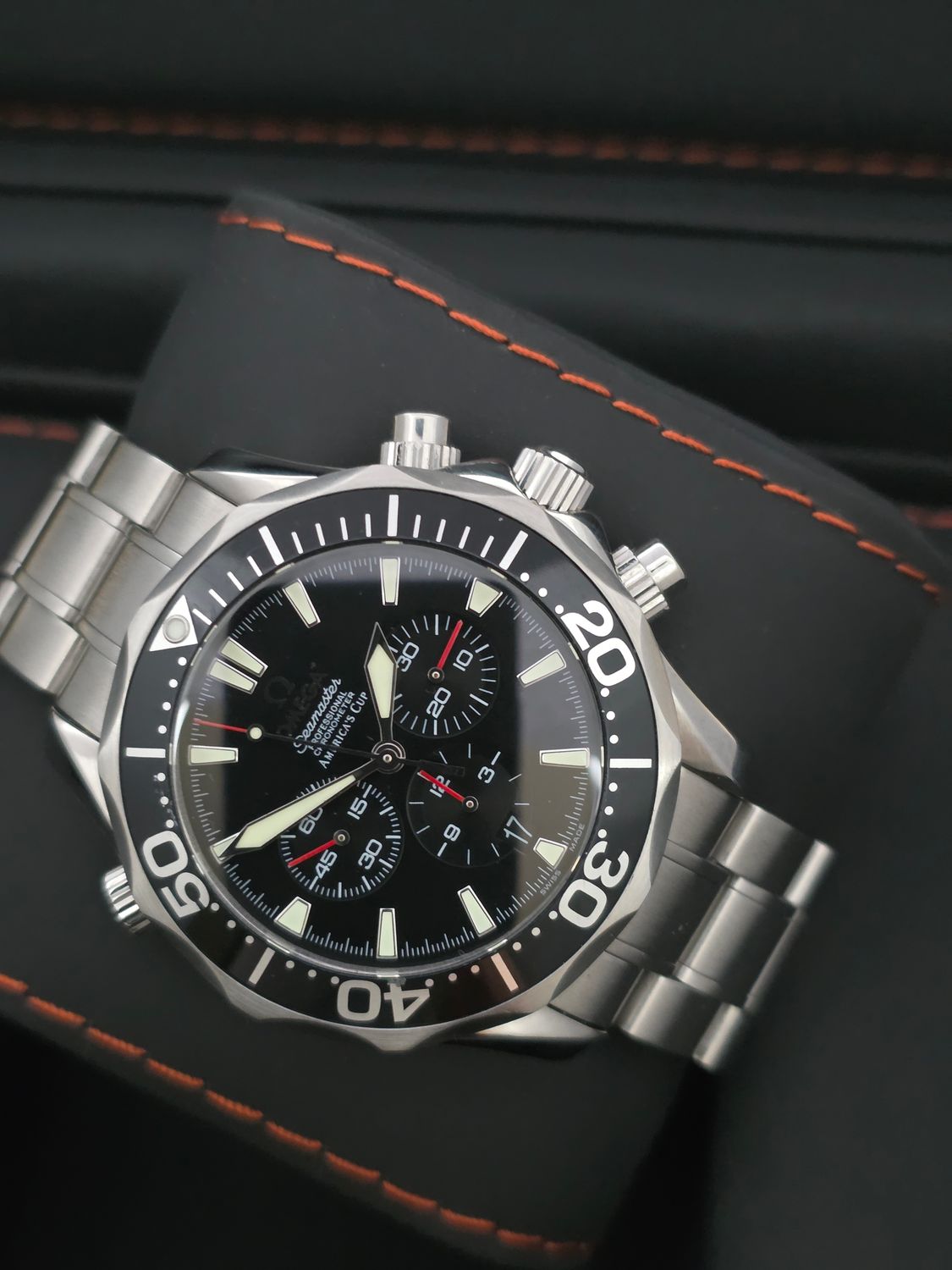 OMEGA Seamaster 300m Chronograph Black Watch - 2594.52.00 Americas Cup Edition