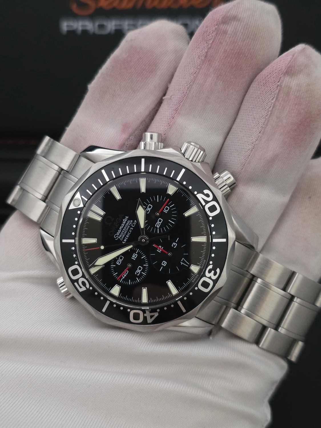 OMEGA Seamaster 300m Chronograph Black Watch - 2594.52.00 Americas Cup Edition