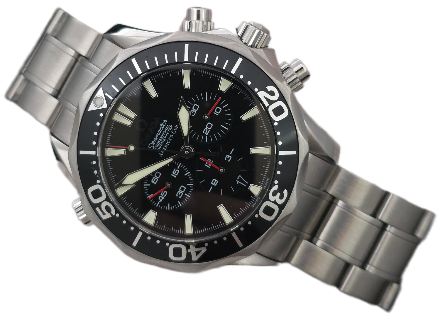 OMEGA Seamaster 300m Chronograph Black Watch - 2594.52.00 Americas Cup Edition