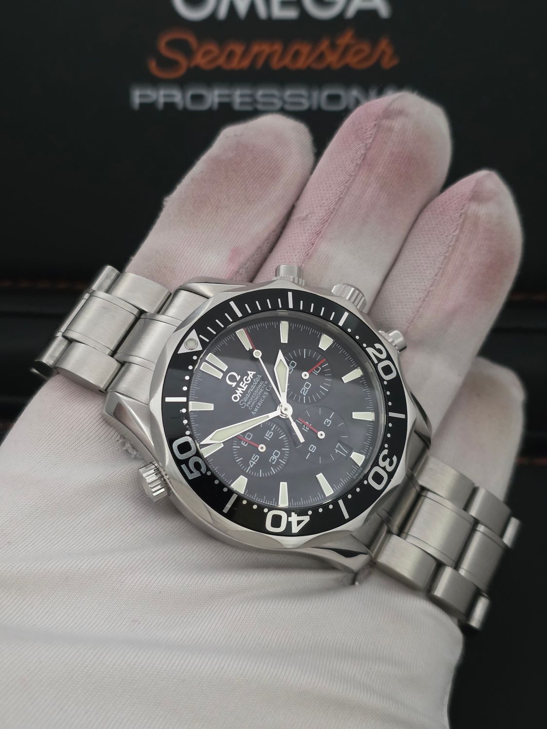 OMEGA Seamaster 300m Chronograph Black Watch - 2594.52.00 Americas Cup Edition