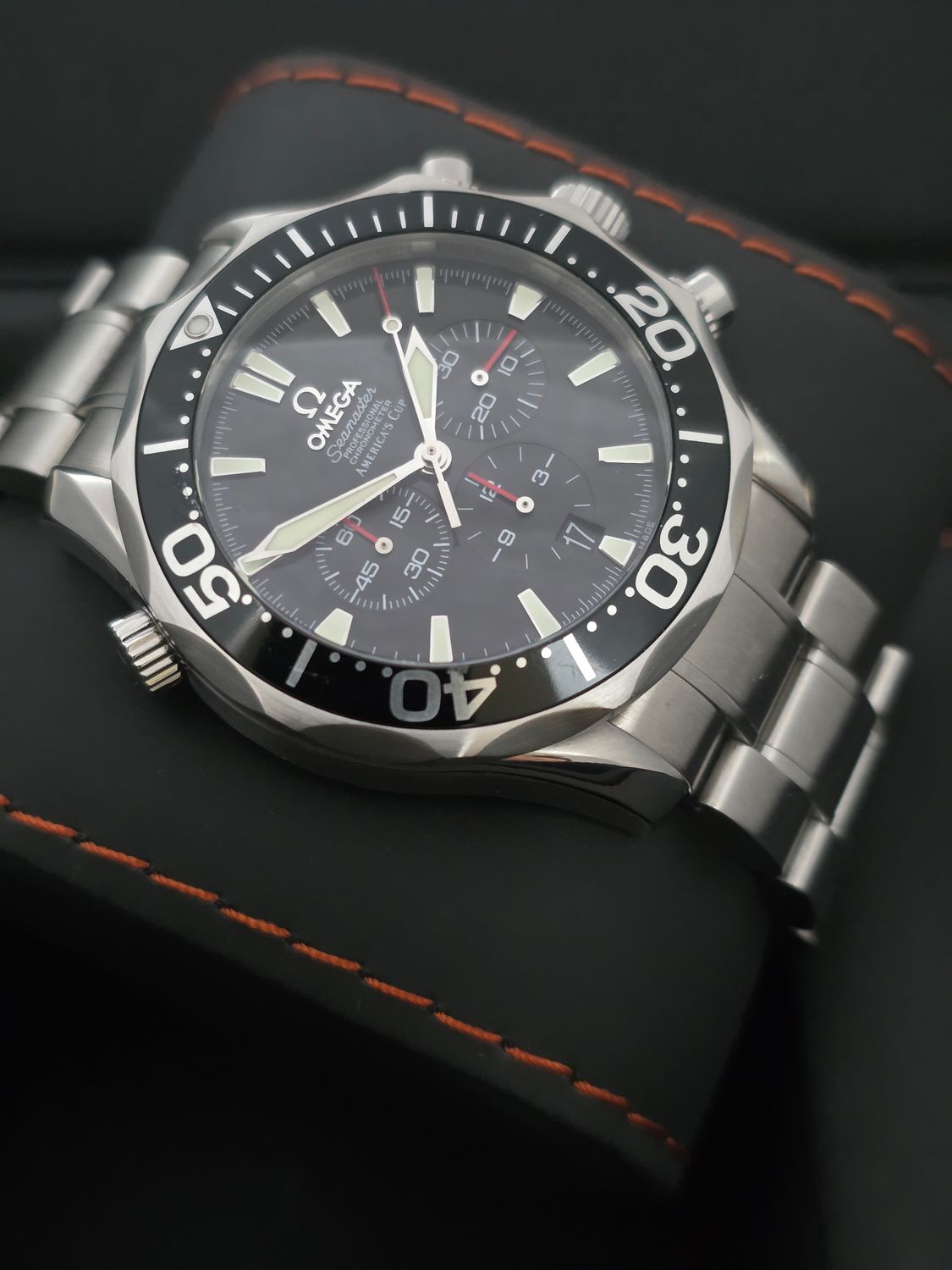 OMEGA Seamaster 300m Chronograph Black Watch - 2594.52.00 Americas Cup Edition