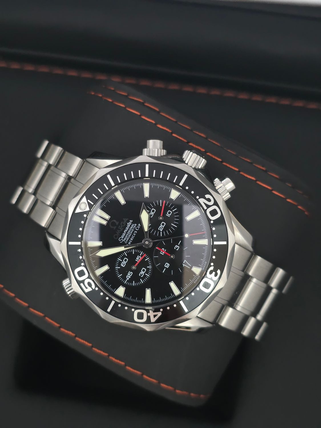 OMEGA Seamaster 300m Chronograph Black Watch - 2594.52.00 Americas Cup Edition