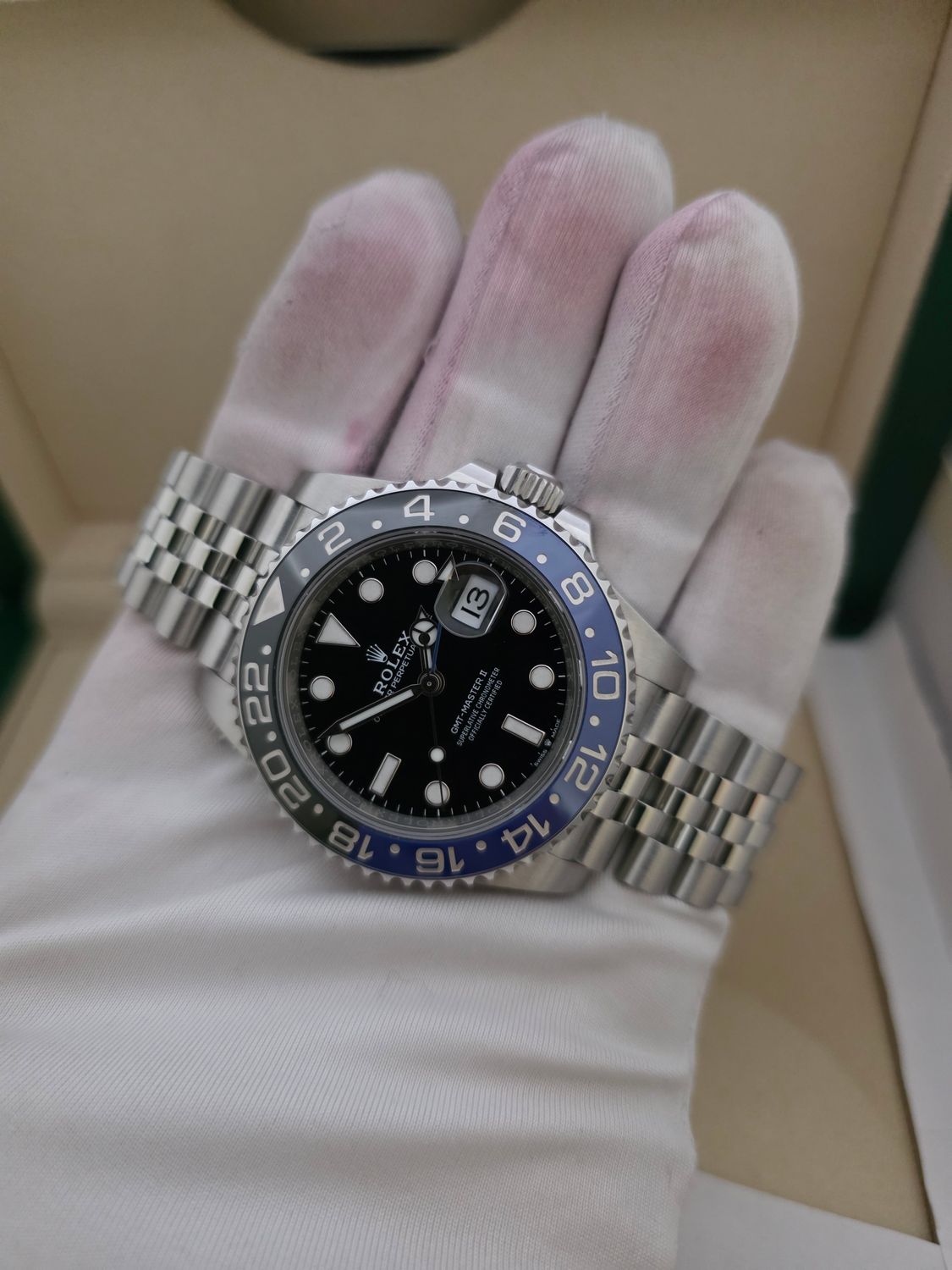 Rolex GMT Master II Batgirl 126710BLNR Watch, 2023 Full Set, inc Orig Receipt