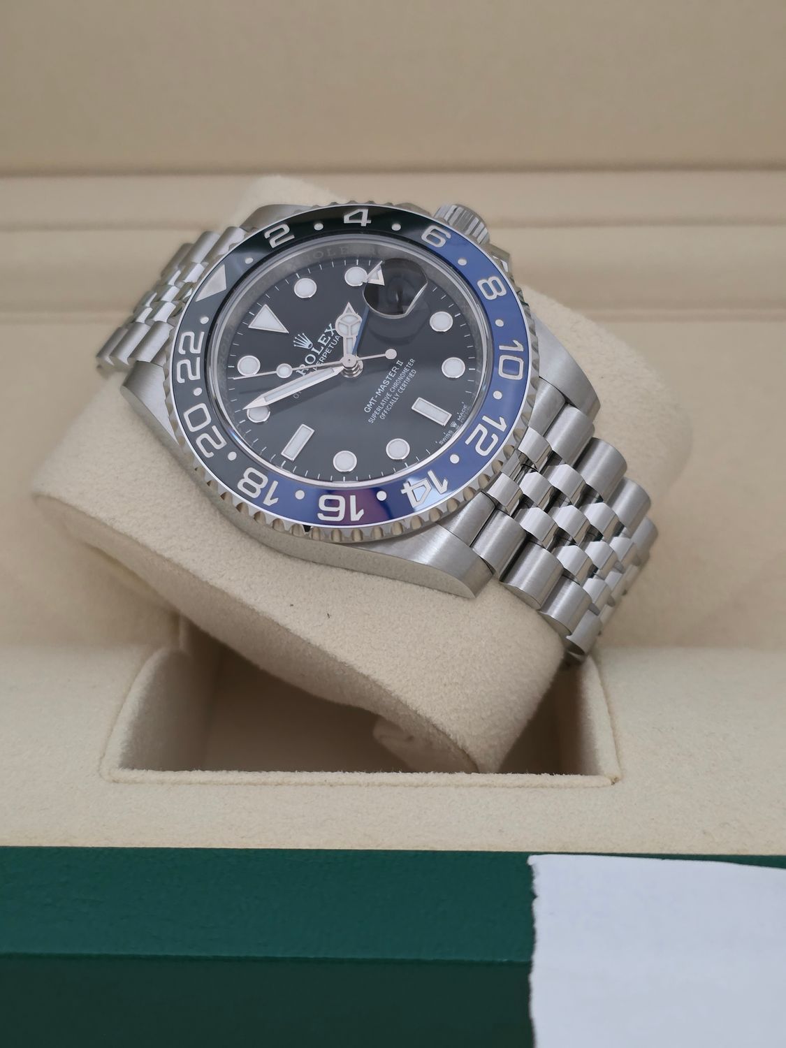 Rolex GMT Master II Batgirl 126710BLNR Watch, 2023 Full Set, inc Orig Receipt