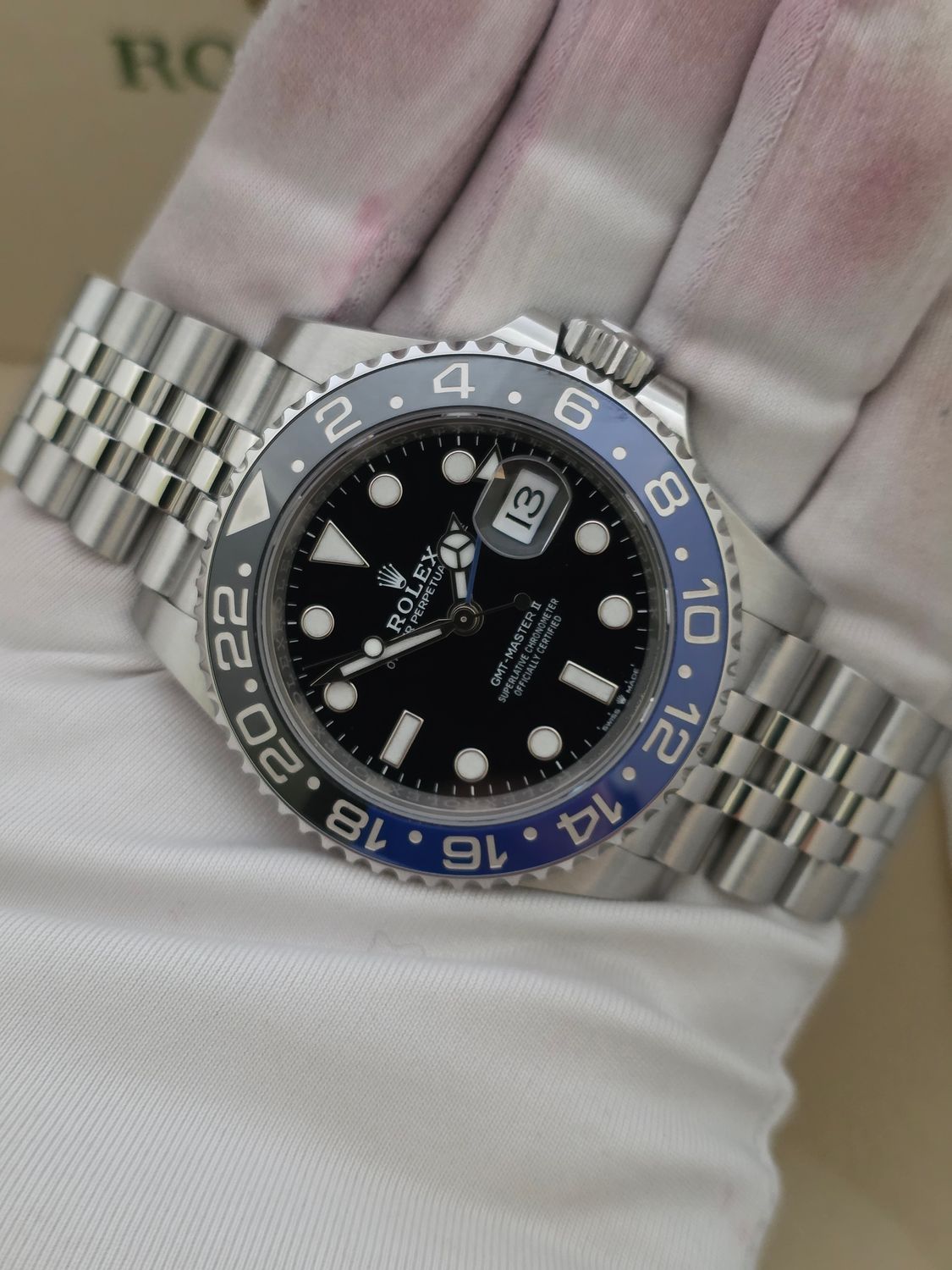 Rolex GMT Master II Batgirl 126710BLNR Watch, 2023 Full Set, inc Orig Receipt