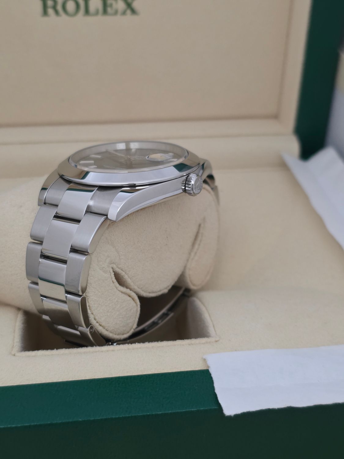 Rolex Datejust 41 Mint Green 126300, 2022 Full Set Immaculate Condition