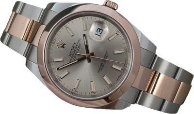 Rolex Datejust 41mm 126301 Watch, Sundust Dial Steel & Everose, 2021 Full Set Rolex Datejust 41mm 126301 Watch, Sundust Dial Steel & Everose, 2021 Full Set